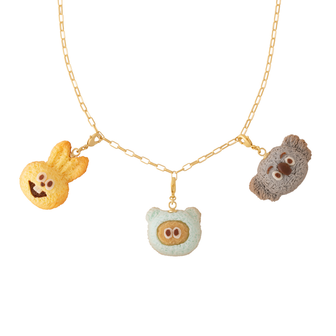 【Q-pot.×たぬきゅんフレンズ】たぬきゅんフレンズネックレスセット/FC限定 受注販売