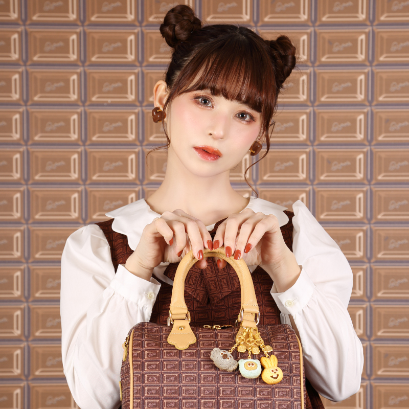 【Q-pot.×たぬきゅんフレンズ】バッグチャーム ラビやん/受注販売