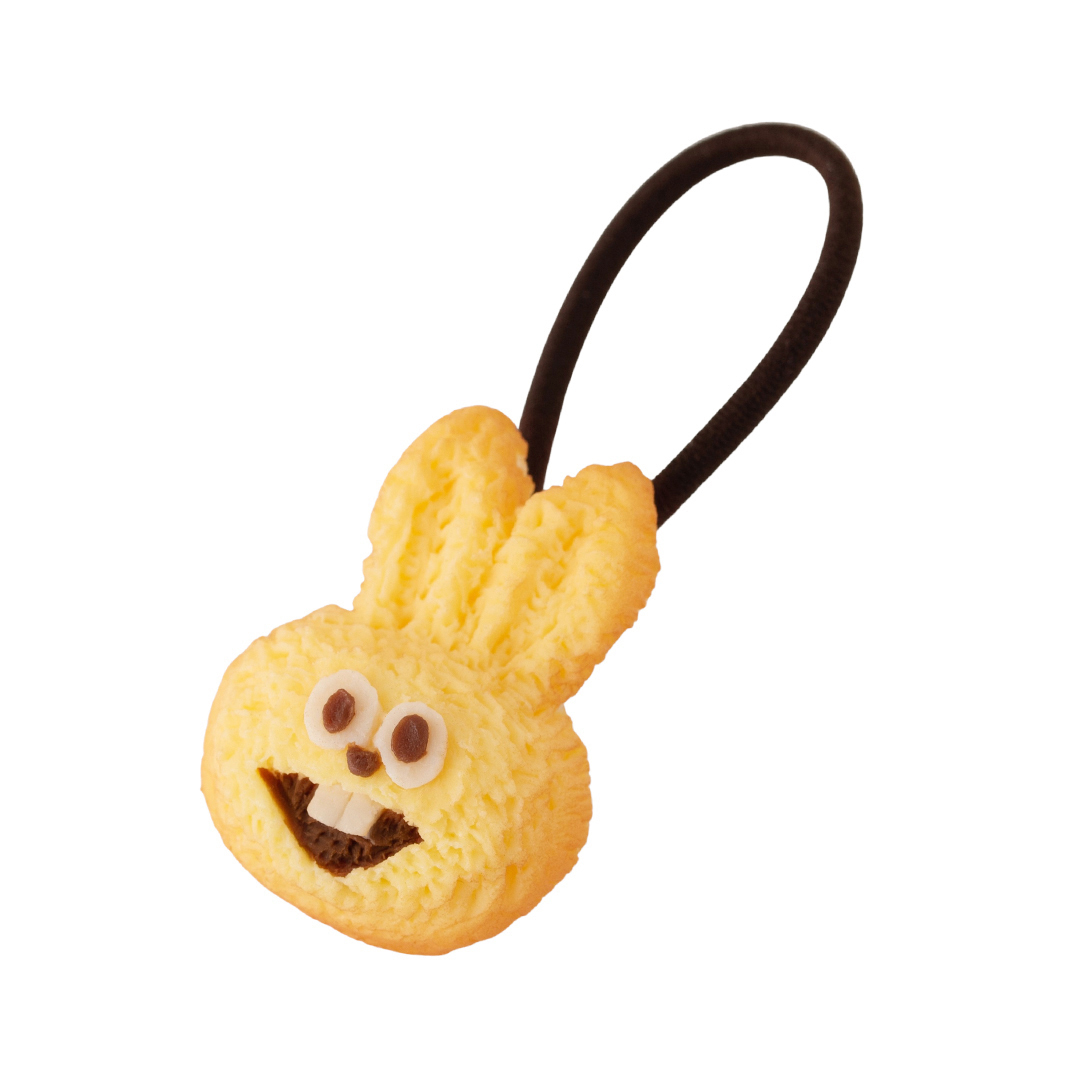 【Q-pot.×たぬきゅんフレンズ】ヘアゴム ラビやん/受注販売