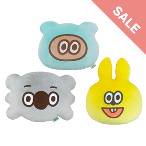 【SALE】 たぬきゅんフレンズ　ぬいぐるみクッション セット