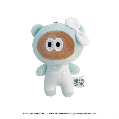 サンリオセレクト たぬきゅん様 たぬきゅんフレンズ×ハローキティ】ぬいぐるみキーチェーン