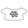 【たぬきゅんフレンズ×TLGF】「Bless Friends」ぬいぐるみ用 Tシャツ　ラビやん「YNGB」